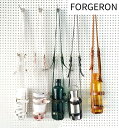 FORGERON ボトル用PUレザーホルダー ショルダー 肩掛け 調節可能 直径7~10cm対応 ペットボトルホルダー ケース 斜め掛け 旅行 遠足 登山 ドリ...