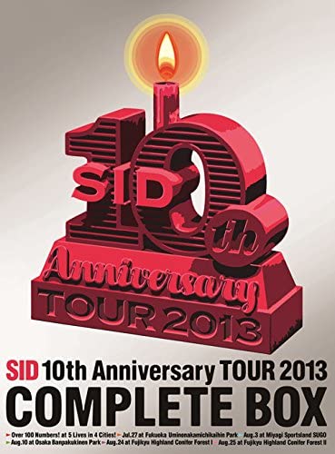  SID 10th Anniversary TOUR 2013 COMPLETE BOX  ڥBOX DVD10 KSBL-6135ڿ̤ܹۡʡ۴257R