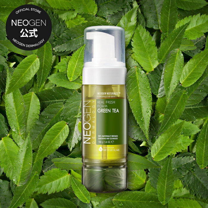 【NEOGEN公式】【リアルフレッシュフォームグリーンティー 160g】 保湿 うるおい 角質ケア クレンジング 洗顔 フォーム 泡 毛穴 ケア 洗顔 韓国コスメ スキンケア メイク落としコスメのサムネイル