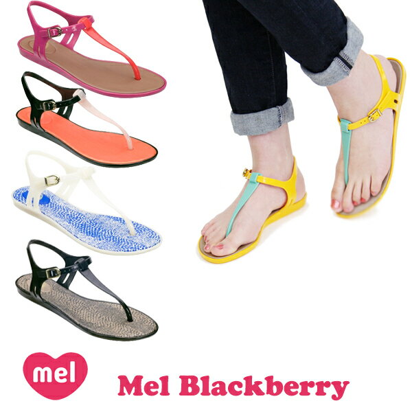 【ポイント5倍以上】【アウトレット】メル Mel Shose by Melissa メル ブラックベリー（Mel Blackberry レディース ラバーサンダル フ..