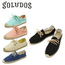 ソルドス ソリュドス SOLUDOS キャンバス ダービー レースアップ Canvas Derby Lace Up エスパドリーユ レディース スリッポン シューズ 