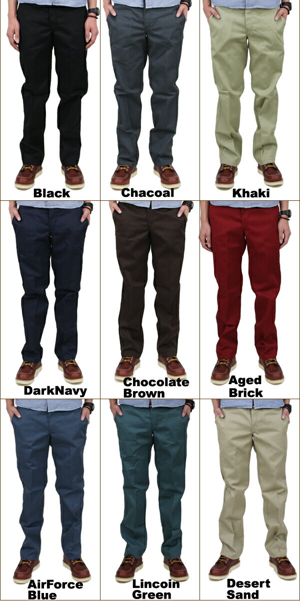 Dickies Low Rise Work Pants ディッキーズ ローライズ ワークパンツ スリムフィット チノパン【38】 US企画 [BB]
