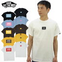 バンズ VANS M Rectangle Logo S/S Tee ロゴ 半袖Tシャツ 男性 [AA-3]