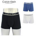 【店内P5倍以上】カルバンクライン Calvin Klein コンフォート マイクロファイバー トランクス Comfort Microfiber 3pack Trunk アンダーウェア メンズ男性下着 [AA-3]