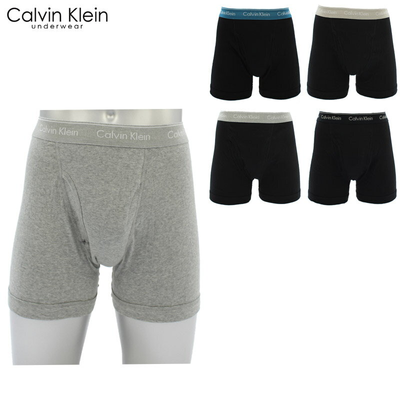 カルバン・クライン ＼P5-10倍／カルバンクライン Calvin Klein 3枚組 コットン クラシックス ボクサー ブリーフ Cotton Classics 3Pack Boxer Brief 3枚セット アンダーウェア メンズ 男性下着 父の日