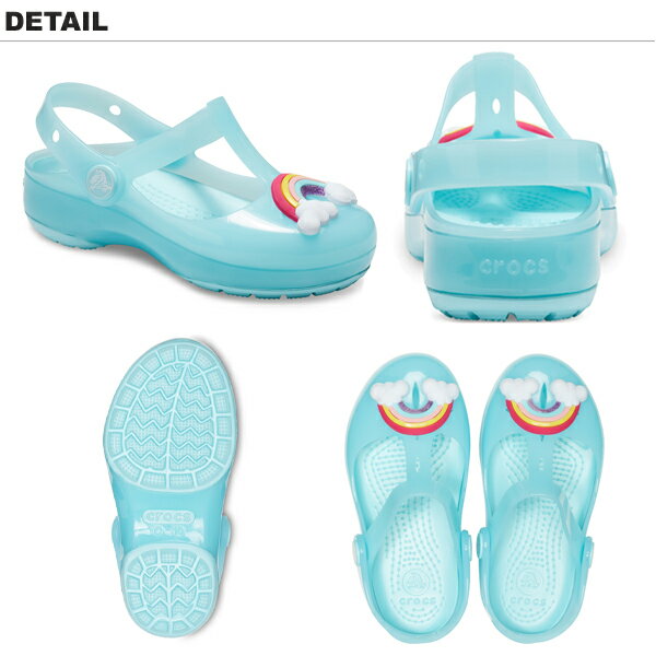 クロックス(CROCS) クロックス イザベラ チャーム クロッグ キッズ(crocs isabella charm clog kids) サンダル【ベビー & キッズ 子供用】 [AA]【30】