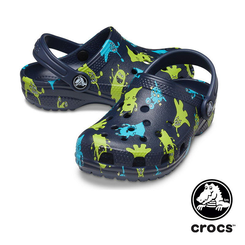 ڥݥ5ܰʾۥå CROCS 饷å 󥹥 ץ å t classic monster print clog t å  塼 Ҥɤ [BB]