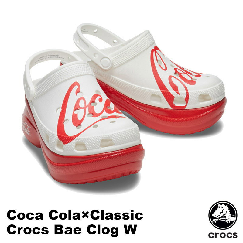 クロックス CROCS コカ・コーラ×クラシック クロックス ベイ クロッグ ウィメン Coca Cola×classic crocs bae clog w レディース 厚底 サンダル 女性用 [BB]