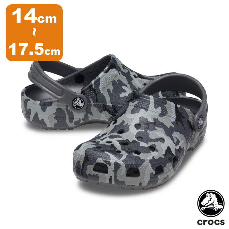 【セール中P5倍以上】クロックス CROCS クラシック カモ クロッグ トドラー classic camo clog t キッズ サンダル シューズ 子供用 AA