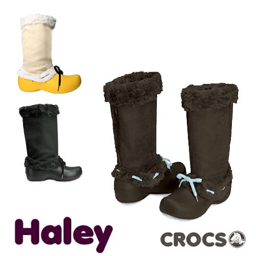 CROCS Haley Lady's クロックス ハレイ レディース ブーツ【ファー ウィンターブーツ スウェード 女性用】 [CC]【65】