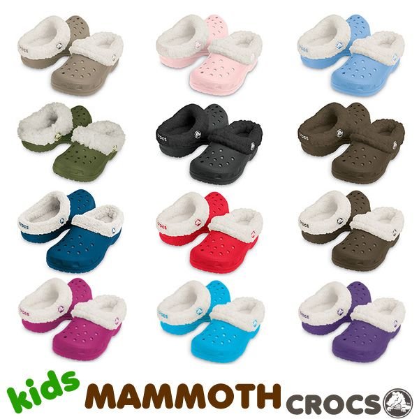 CROCS Kids Mammoth クロックス キッズ マンモス サンダル【ボア ベビー & キッズ 子供用 秋冬用】 送料無料対象外 [AA]【70】