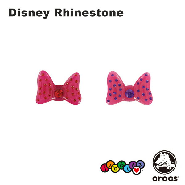 クロックス(CROCS)ジビッツ(jibbitz) ディズニー ラインストーン(Disney Rhinestone) /クロックス/シューズアクセサリー/ミッキー/ミニー ゆうパケット可 [RED] [小物] [AA-2]