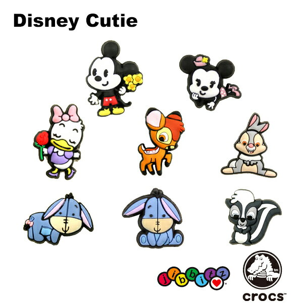 【ポイント5倍以上】クロックス CROCS ジビッツ jibbitz ディズニー キューティー Disney Cutie クロックス シューズアクセサリー ミッキー キャラクター [RED] [小物] [AA-2]