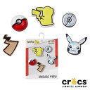 【ポイント5～10倍】クロックス CROCS ジビッツ jibbitz エレベイテッド ポケモン 5個パック elevated Pockemon 5pk クロックス シューズアクセサリー ピカチュウ 小物 AA-2