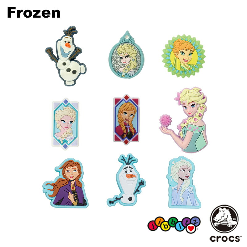 【ポイント5倍以上】クロックス CROCS ジビッツ jibbitz ディズニー アナと雪の女王 オラフ Frozen Olaf クロックス シューズアクセサリー キャラクター RED 小物 AA-2