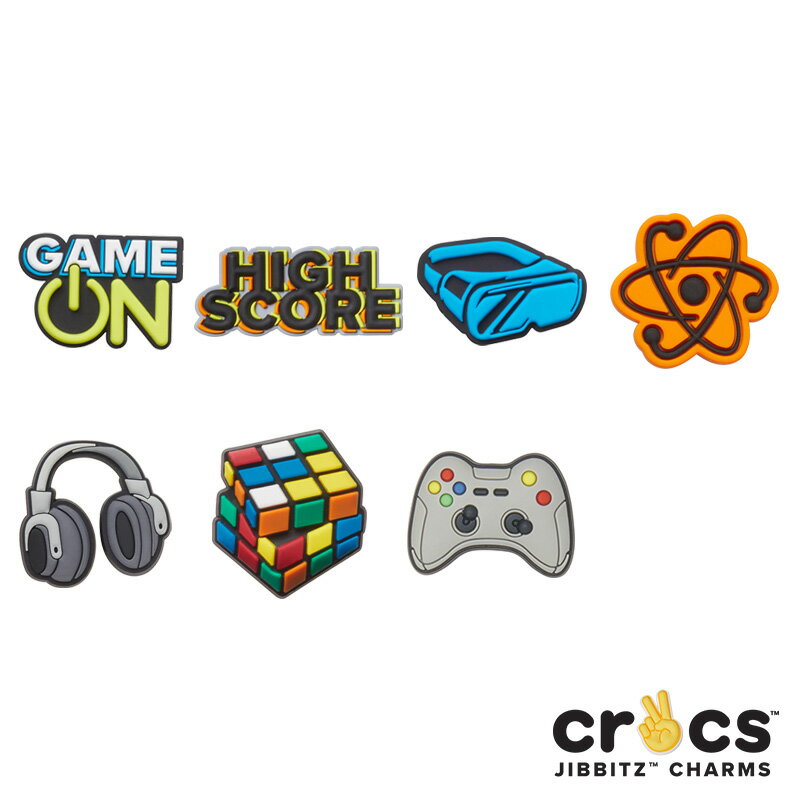 クロックス CROCS ジビッツ jibbitz ゲーマー gamer シューズアクセサリー ゲーム ヘッドフォン [BLK] [小物] [AA-2]