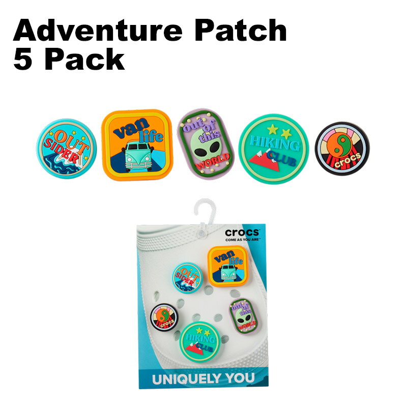 クロックス CROCS ジビッツ jibbitz アドベンチャー パッチ 5個パック Adventure Patch 5 Pack クロックス シューズアクセサ...