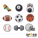 クロックス CROCS ジビッツ jibbitz スポーツ Sports クロックス シューズアクセサリー スケートボード ビリヤード ボウリング 野球 フットボール サッカー バスケットボール BWN 小物 AA-2