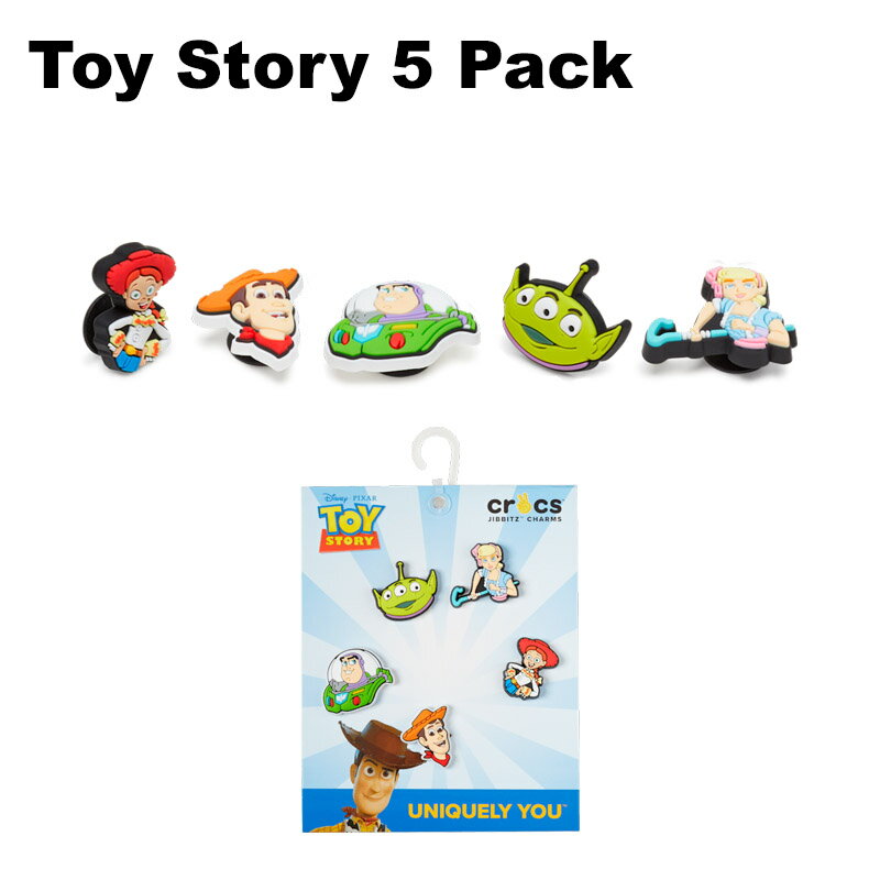 【ポイント5倍以上】クロックス CROCS ジビッツ jibbitz トイストーリー 5個パック Toy Story 5 Pack クロックス シューズアクセサリー ウッディ バズ リトル・ボー・ピープ リトルグリーンメン ジェシー [小物] [AA-2]