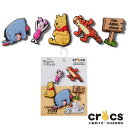 NbNX CROCS Wrbc jibbitz ܂̃v[ 5pbN Winnie the Pooh 5pk V[YANZT[ fBYj[ sObg eBK[ C[[ [] [AA-2]