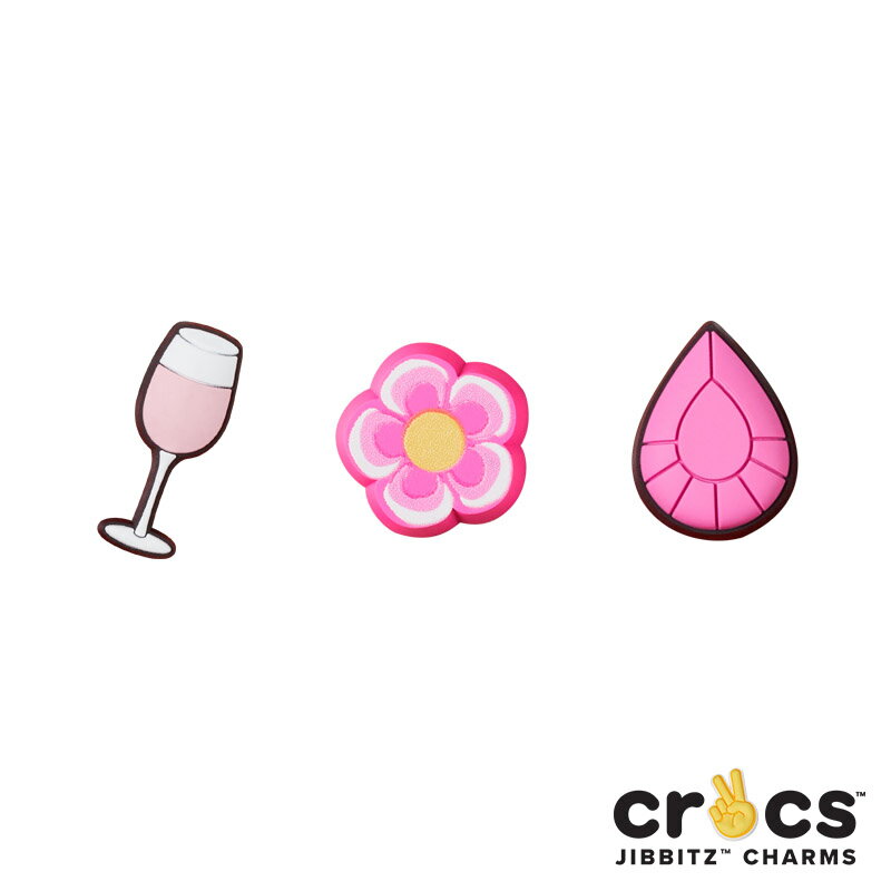 クロックス CROCS タイバッカー tie backer ピンク サンダル バッカー 3個パック pink sandal 3pk ジビッツ クリップ シューズ...