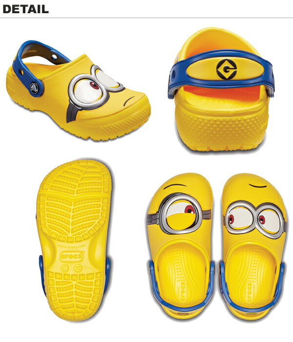 クロックス(CROCS) クロックス ファン ラブ ミニオンズ クロッグ キッズ(crocs fun lab Minions clog kids) サンダル【ベビー & キッズ 子供用】 [AA] 【24】