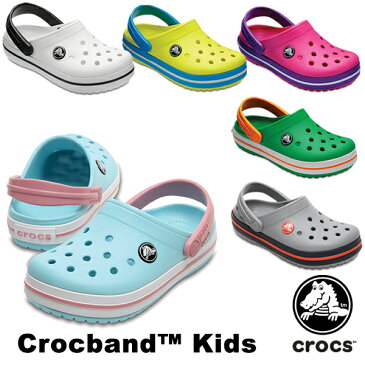 【送料無料】クロックス(CROCS) クロックバンド キッズ/ホールサイズ(crocband kids) サンダル【ベビー & キッズ 子供用】[AA] 【20】