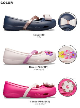 クロックス(CROCS) クロックス リナ チャーム フラット キッズ(crocs lina charm flat kids) シューズ【ベビー & キッズ 子供用】 [AA]【21】