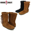 ミネトンカ 【アウトレット】ミネトンカ MINNETONKA ルナ フリンジ ブーツ Luna Fringe Boot スエード ブーツ [BB]