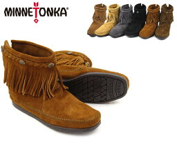 【アウトレット】MINNETONKA Hi Top Back Zipper Boot ミネトンカ ハイトップ バックジッパー ブーツ スエードブーツ 292-293-297-299-291t [CC]