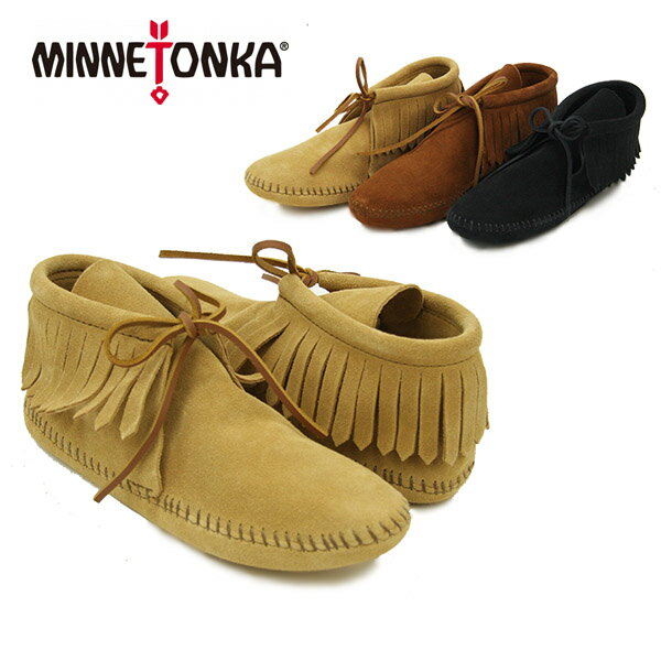 ミネトンカ(MINNETONKA) クラシック フリンジ ソフトソール ブーツ(Classic Fringe Softsole Boot) レディース/ウィメンズ用 ルームシューズ/室内履き [AA]