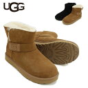 アグ UGG ウィメンズ ミニ ベイリー グラフィック ロゴ ストラップ Women's Mini Bailey Graphic Logo Strap ムートンブーツ レディース [CC]