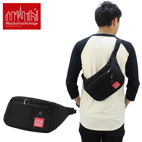 マンハッタン ポーテージ Manhattan Portage ×THEORIES Alleycat Waist Bag Large MP1102TOA ウェストバッグ L ボディバッグ 