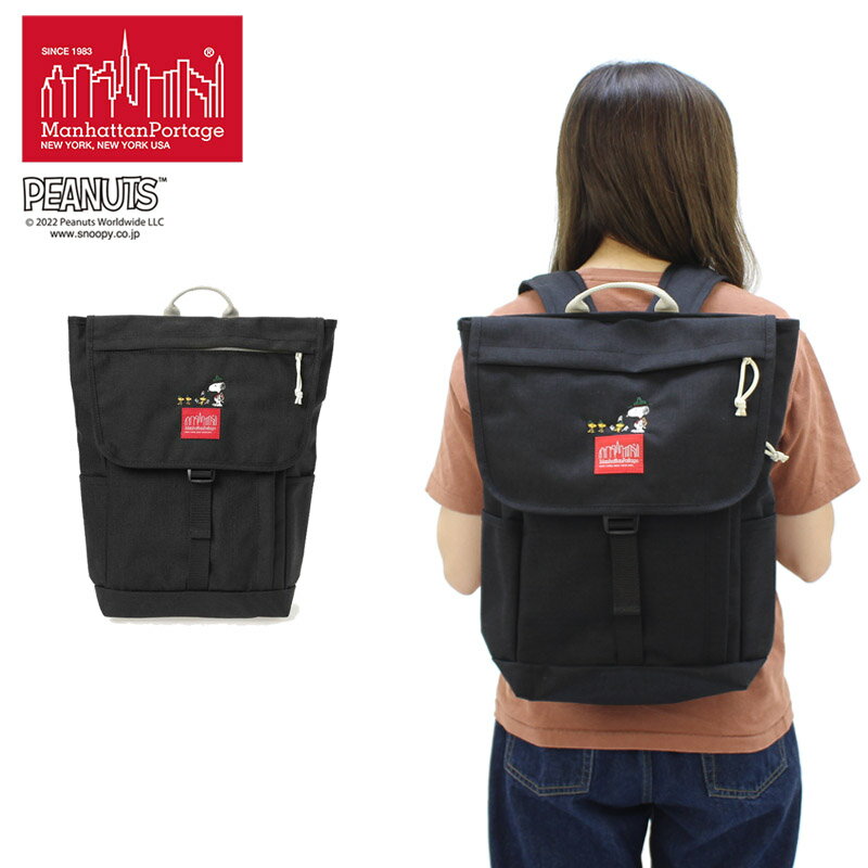 マンハッタン ポーテージ Manhattan Portage Washington SQ Backpack JR PEANUTS FW2022 MP1220JRPEANUTSFW22 バックパック バッグ スヌーピー リュック M 