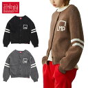 マンハッタン ポーテージ Manhattan Portage Crew Neck Jacquard Cardigan MP-L101 ニット ジャガード カーデ...