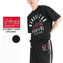 マンハッタン ポーテージ Tシャツ Manhattan Portage S/S Print T-Shirt SPALDING MP-M574 プリントTシャツ 半袖(4)