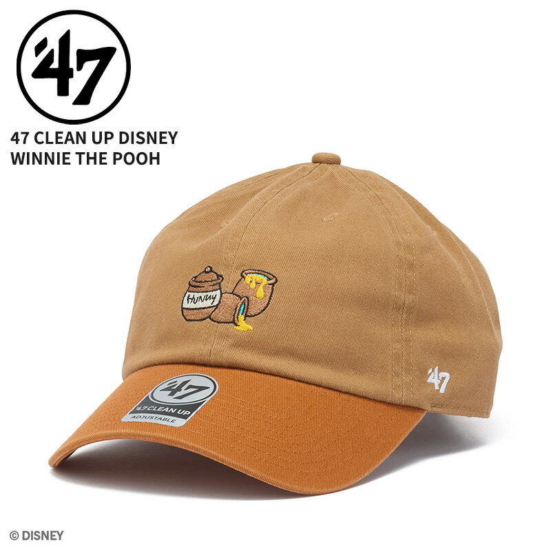 Rakuten - 47 フォーティーセブン レディース キャップ メンズ 帽子 47BRAND 47 クリーンナップ ディズニー Disney ウィニー・ザ・プー キャメル/バーントオレンジ 47A-CLPDISPOOJAH2TN-CTGW-CAMBURORG 14920455