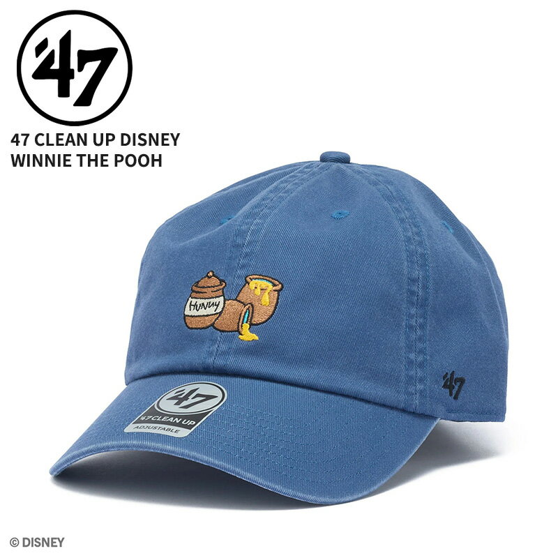 Rakuten - 47 フォーティーセブン レディース キャップ メンズ 帽子 47BRAND 47 クリーンナップ ディズニー Disney ウィニー・ザ・プー ティンバーブルー 47A-CLPDISPOOJAH-CTGW-TIMBLU 14920456