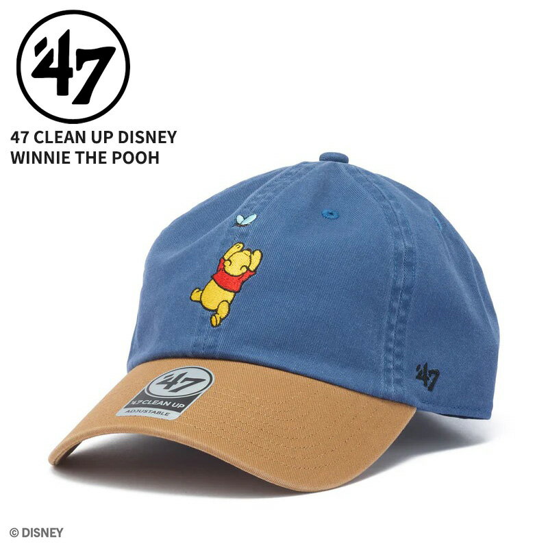 Rakuten - 47 フォーティーセブン レディース キャップ メンズ 帽子 47BRAND 47 クリーンナップ ディズニー Disney ウィニー・ザ・プー ティンバーブルー/キャメル 47A-CLPDISPOOFLY2TN-CTGW-TIMBLUCAM 14920459