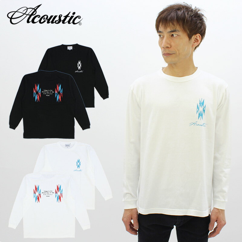 アコースティック ACOUSTIC 当店別注 NATIVE L/S TEE AC-22051 メンズ 長袖 ロンT Tシャツ 限定 AA