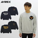 アビレックス トレーナー メンズ ＼タイムセール開催中／アヴィレックス AVIREX CLASSIC SWEAT KEEP EM FLYING クラシック クルー スウェット メンズ トレーナー [AA]