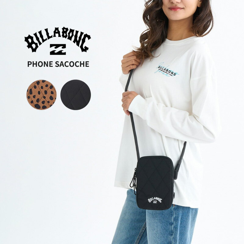 Rakuten - ビラボン レディース スマホショルダー BILLABONG レディース PHONE SACOCHE 縦型ショルダーバッグ ミニショルダー BF014926