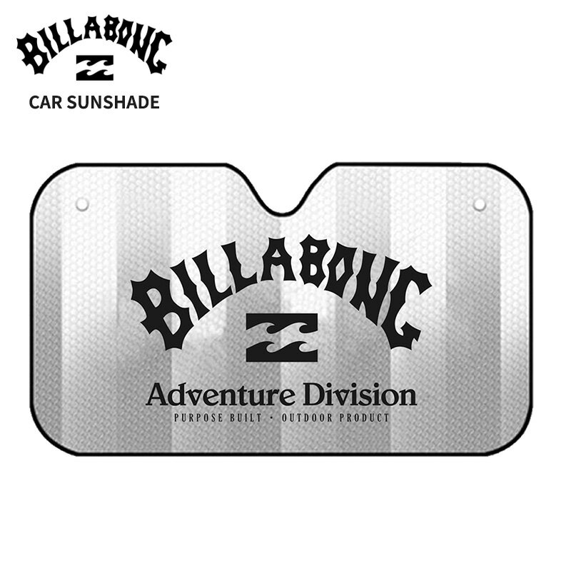 Rakuten - ビラボン 折りたたみ式車用サンシェード 紫外線対策 BILLABONG カーサンシェード CAR SUNSHADE 車用品 日よけ BG01A914