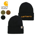 【4/23まで店内全品P5倍以上！】カーハート Carhartt TELLER HAT ニットキャップ ニット帽 ビーニー [AA-2]