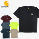 【アウトレット】カーハート Carhartt WORKWEAR S S POCKET T-SHIRT K87 K87-M メンズ 半袖 Tシャツ ワークウェア カットソー AA-3