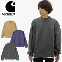 カーハート トレーナー メンズ 【ポイント5～10倍】カーハート ダブリューアイピー Carhartt WIP NELSON SWEATSHIRT i029957 メンズ ネルソン クルースウェット 長袖 トレーナー [AA]