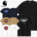 ＼タイムセール開催中／カーハート ダブリューアイピー Carhartt WIP S/S DOUBLE HEART T-SHIRT i032155 メンズ 半袖 ハートロゴ Tシャツ カットソー AA