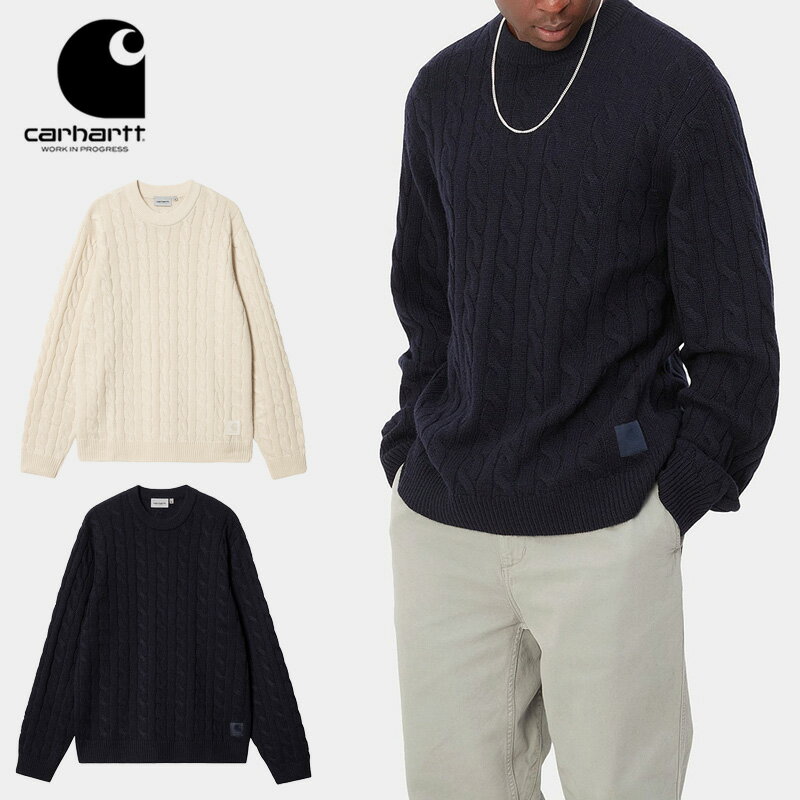 カーハート ダブリューアイピー Carhartt WIP CAMBELL SWEATER i032304 メンズ 長袖 セーター ケーブルニット [BB]