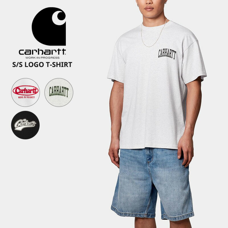 Rakuten - カーハート ダブリューアイピー メンズ 半袖Tシャツ Carhartt WIP ショートスリーブロゴTシャツ S/S LOGO T-SHIRT カットソー トップス Tシャツ i034643