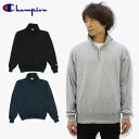 【店内P5倍以上】チャンピオン Champion 9oz ダブル ドライ エコ クォーター ジップ プルオーバー 9oz Double Dry Eco Quarter-Zip Pullover プルオーバートレーナー s400 メンズ トップス [AA]